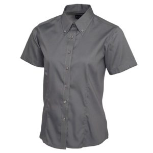 Ladies Oxford Half Sleeve Shirt UC704